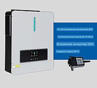 Солнечный инвертор 4200ВА\24В со встроенным mppt контроллером заряда 120a, 24В(может работать без акб)5