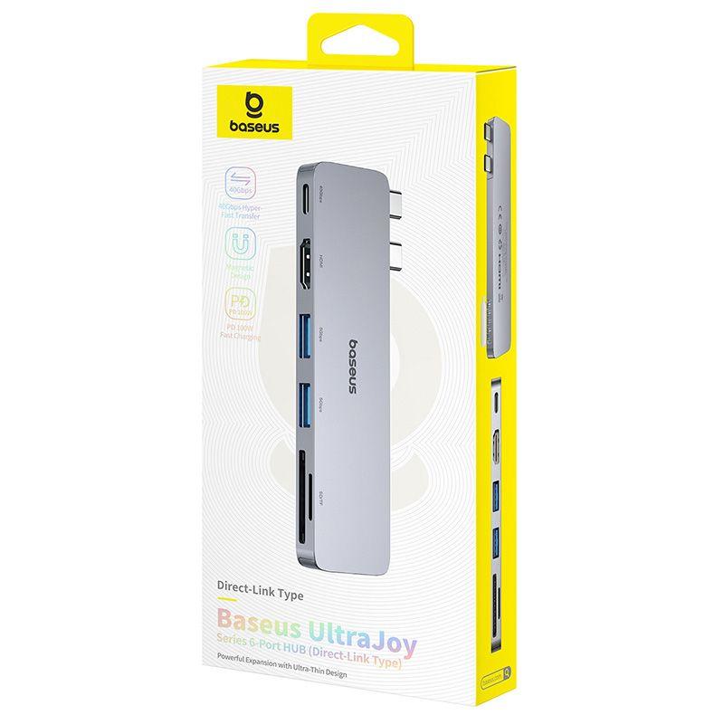 Хаб Baseus UltraJoy B00052802811-04 Type-C выход, 6 портов