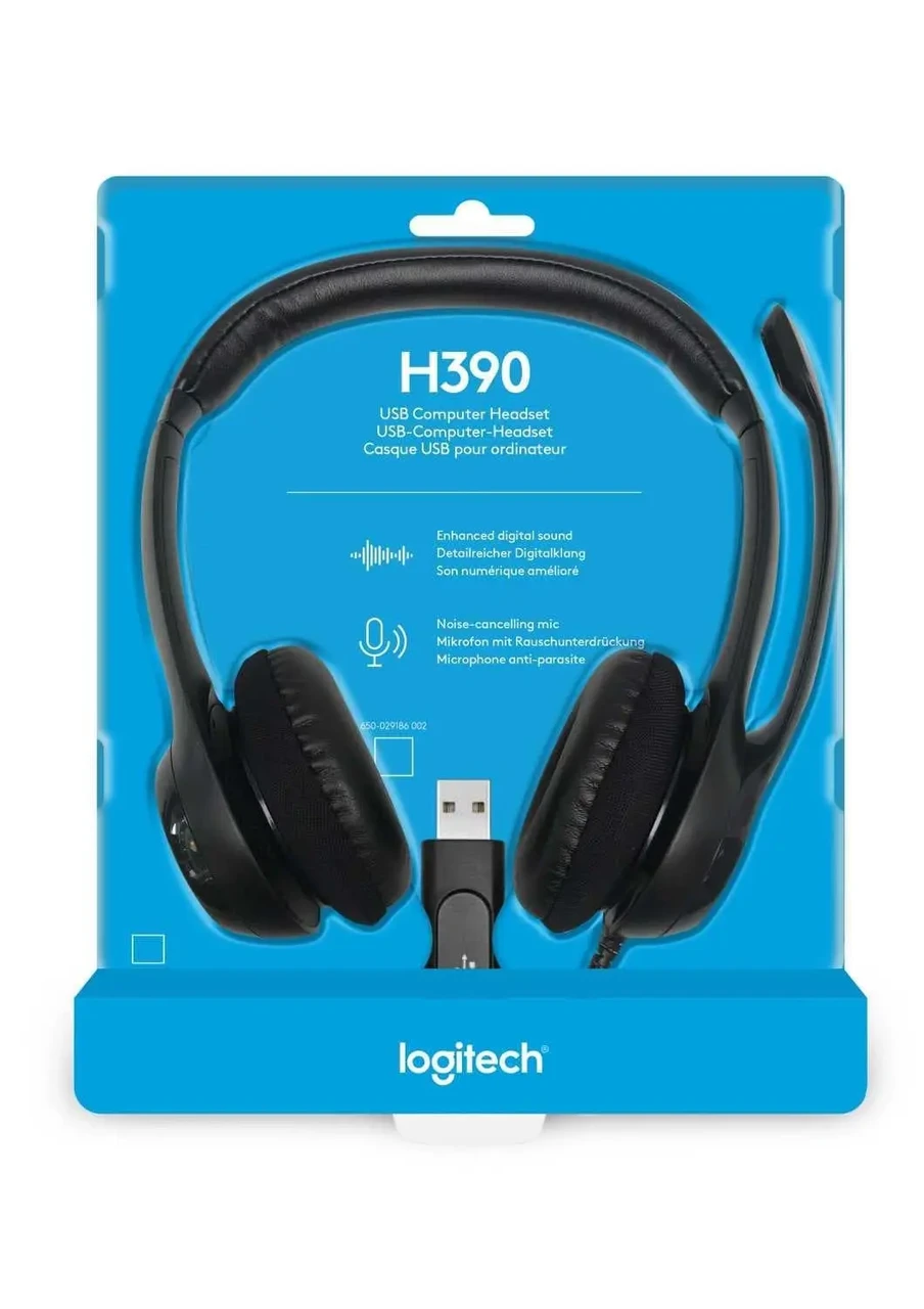 Наушники Logitech H390 (981-000406) - 170175