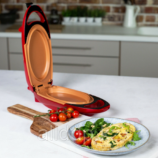 Универсальная электрическая омлетница Red Copper 5 Minute Chef