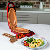Универсальная электрическая омлетница Red Copper 5 Minute Chef