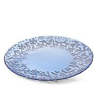 Fissman Блюдо New Year blue 33х2 см, цвет синий (стекло)