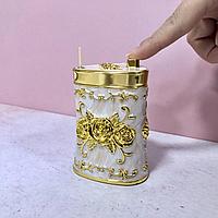 Автоматическая подставка для зубочисток золотые розы1