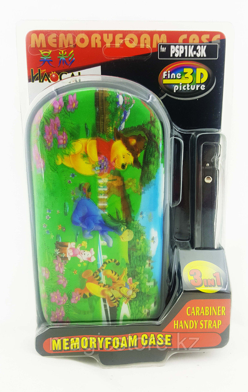 Чехол на молнии с 3D картинкой PSP 1000/2000/3000 3in1 3D picture, Disney Whinny Pooh