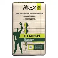 Шпатлевка полимерная финишная AlinEX Finish 25 кг