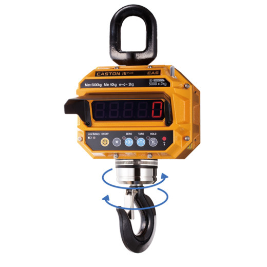 Весы крановые CAS CASTON III 10 THD, подвесные с крюком кастон до 10000 кг с каналом Bluetooth