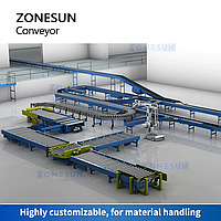 ZONESUN ZS-FCO600 ГИБКИЕ РАСШИРЯЕМЫЕ РОЛИКОВЫЕ КОНВЕЙЕРНЫЕ ЛЕНТЫ5