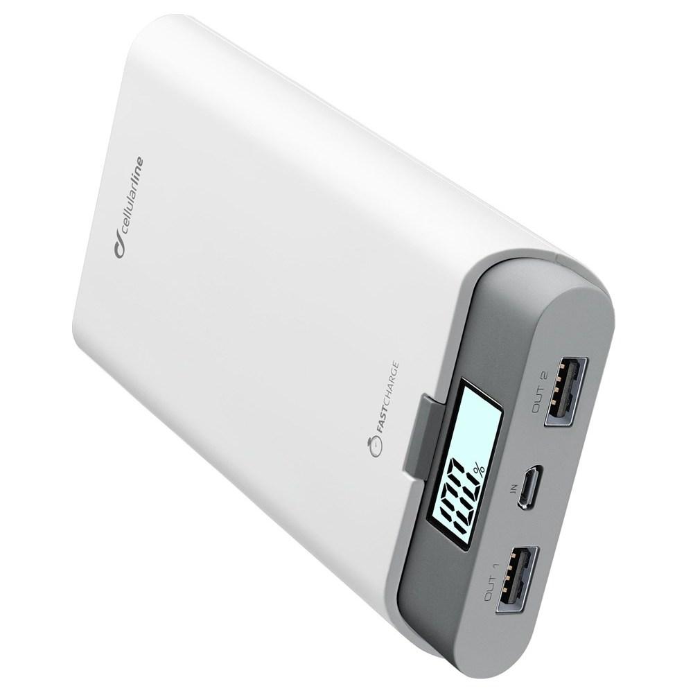 Cellular Line Power Bank 20000mAh White - FREEPOWER 20000