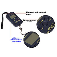 Весы безмен с подсветкой 10 гр - 40 кг3