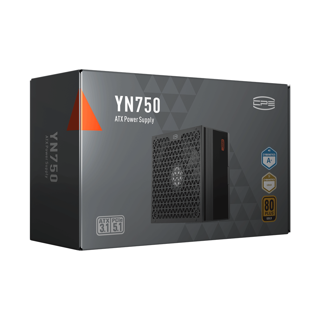 Блок питания PCCooler YN750, 750W, Modular, 80+ GOLD, Fan 135mm, YN750