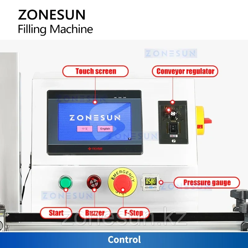 ZONESUN ZS-VTMP1N Автоматическая машина для наполнения пасты магнитным насосом