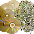 Уничтожение контрафактной продукции в виде дисков формата DVD и CD, USB ключей