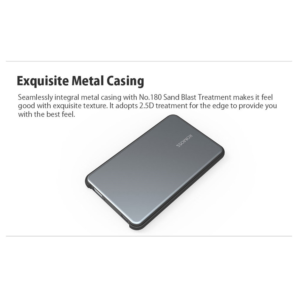 Romoss Power Bank 10000mAh Black - MTPROMT10BK