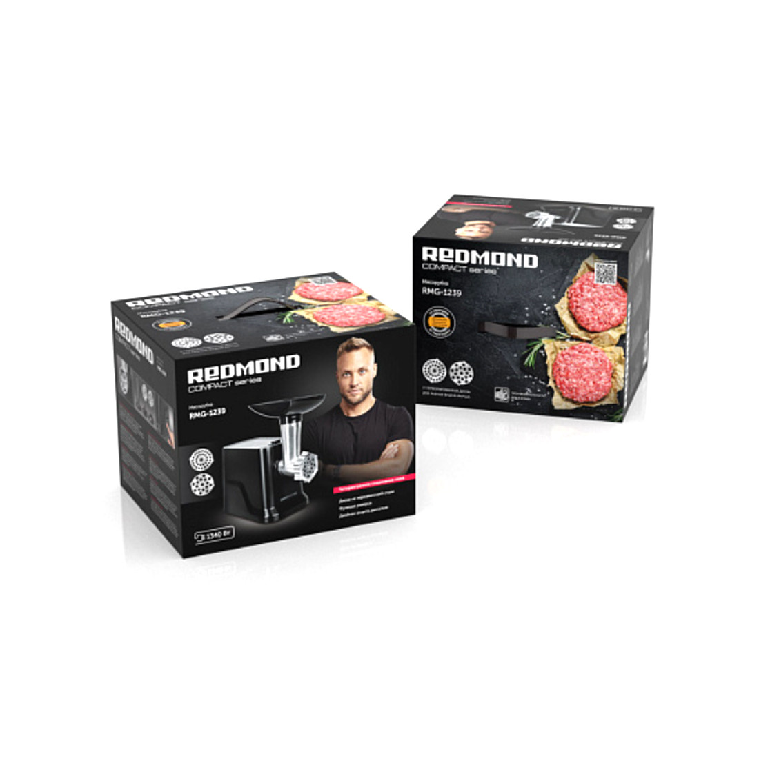 Мясорубка Redmond RMG-1239 Черный 2-017463