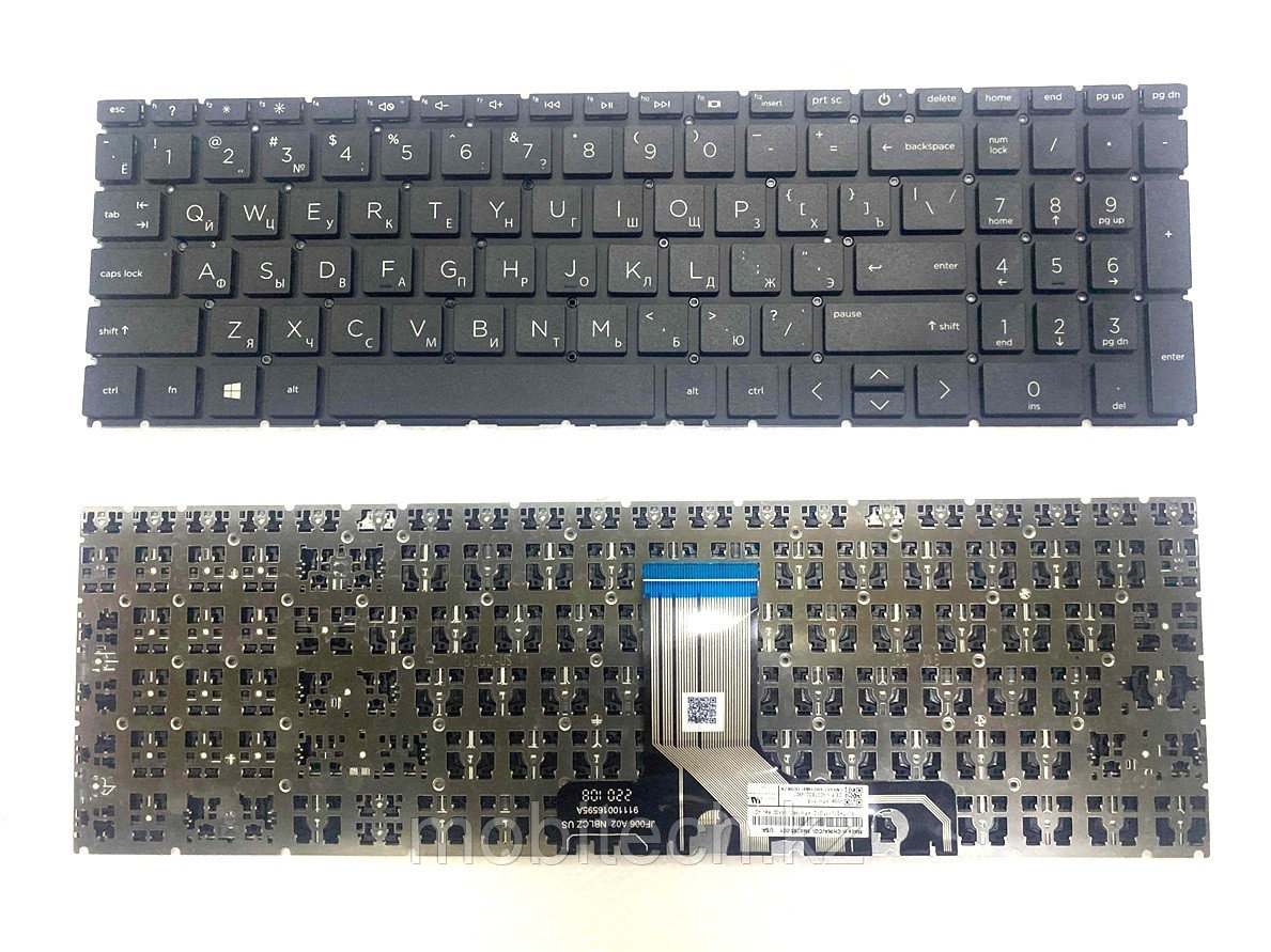 Клавиатуры HP 17-CN 17-CP клавиатура c EN/RU раскладкой без подсветкой