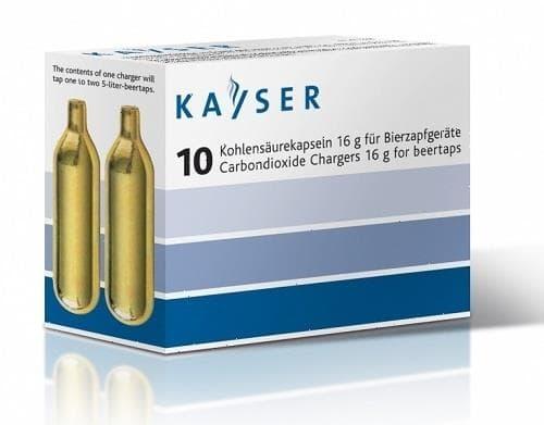 Баллончики для пивной станции 16гр (10 шт/уп) Kayser | 1109