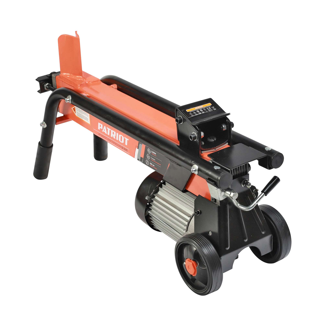 Дровокол электрический PATRIOT CE 5215, 2.2кВт, 4тонны, длина макс 52 см, диаметр макс 25см, вес 44 кг