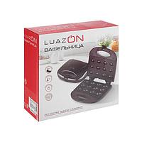Вафельница электрическая LuazON LT-08, 750 Вт, орешки, антипригарное покрытие, черная5