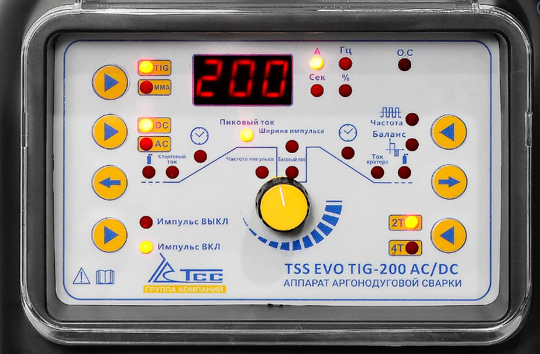 АППАРАТ АРГОНОДУГОВОЙ СВАРКИ TSS EVO TIG-200 AC/DC