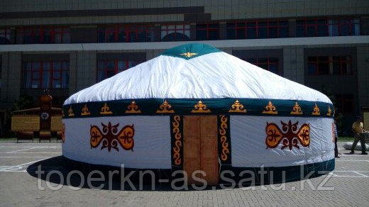 Юрта 12-ти канатная с металлическим каркасом