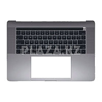 Топ корпус MacBook Pro 15" A1990 Space gray (Enter горизонтальный не рабочий) + TouchBar, динамики