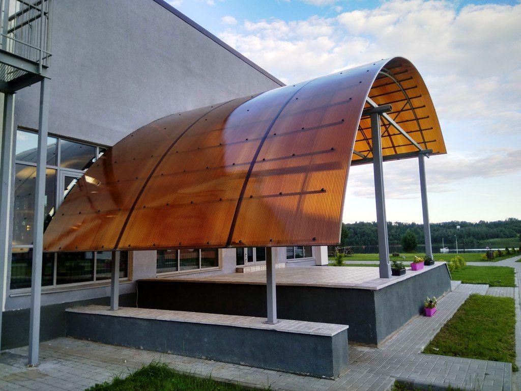 Сотовый поликарбонатный лист цветной Skyglass 2100х12000х10мм