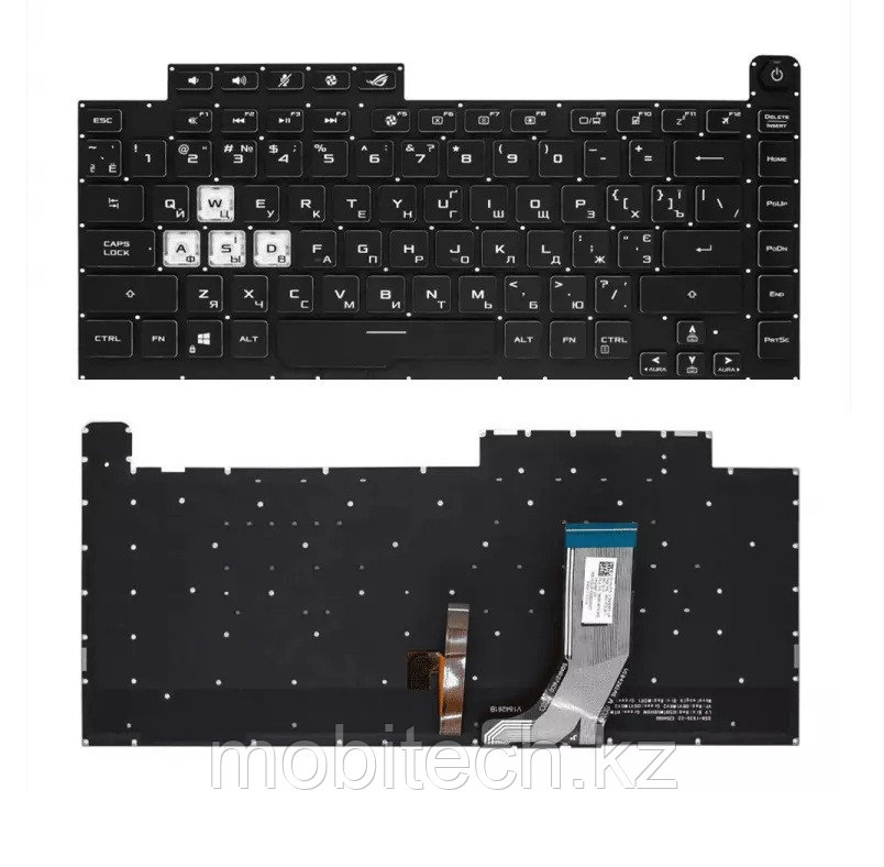 Клавиатуры Asus G531 ROG Strix Scar III G512 G531 GL531 клавиатура c RU/ EN раскладкой с подсветкой