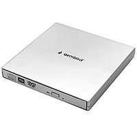Внешний оптический привод Gembird DVD-USB-02-SV, Серебристый ,Ext DVD±R/RW/-RAM,±R9, CD-R/RW, USB2.0,silver,2