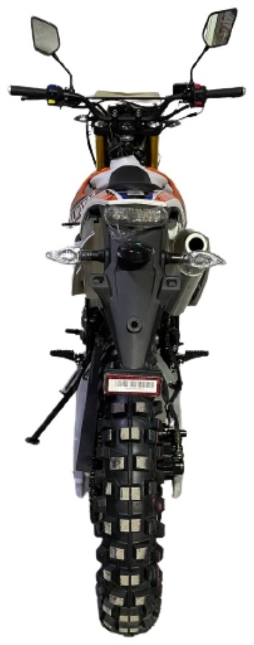 Мотоцикл Almotor AL300GY-CJ белый, синий, красный