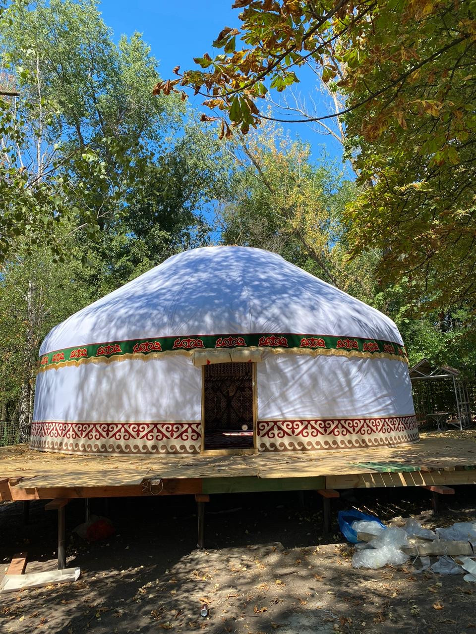 Аренда 12 канатной юрты