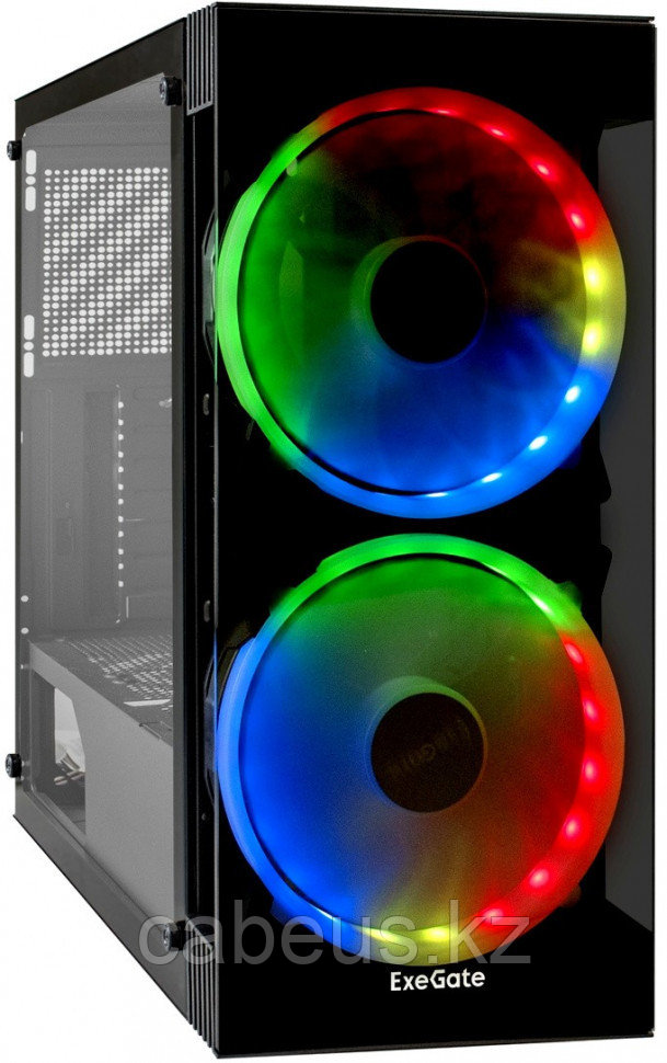 Корпус ExeGate i3 MATRIX Black