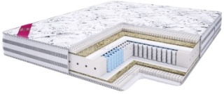 Матрас Элит Luxury king 180/200, 180x200x26 см, чехол трикотаж, хлопок