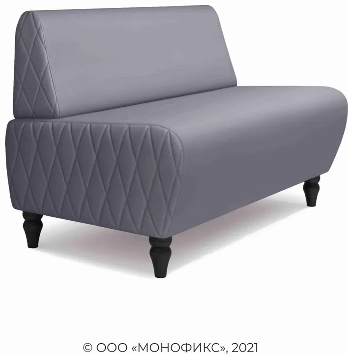 IDEA БУНО 416179 , обивка экокожа, 73x110x67, серый