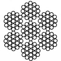 Канат двойной свивки 19x1.3x1.2 мм ЛК-О ГОСТ 7681-80