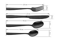 Набор столовых приборов, 24 шт., черный матовый, серия Majestic, PERFECTO LINEA (PERFECTO LINEA)2