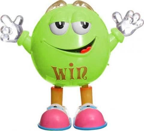Игрушка музыкальная «Танцующая конфета M&M's» Qbean Dance (Желтый)