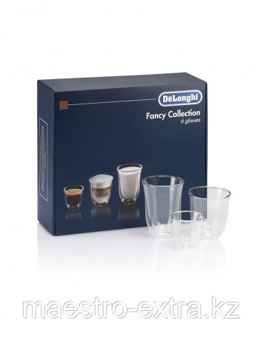 Набор стаканов Delonghi Fancy Collection 6шт 90 мл 270 мл 330 мл DLSC302 5513284451