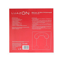 Весы напольные LuazON LVE-003, электронные, до 180 кг, 1хCR2032, стекло, белые4
