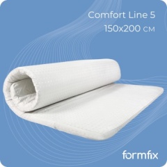 Топпер formfix Comfort Line 5, 150x200x5 см, чехол полиэстер