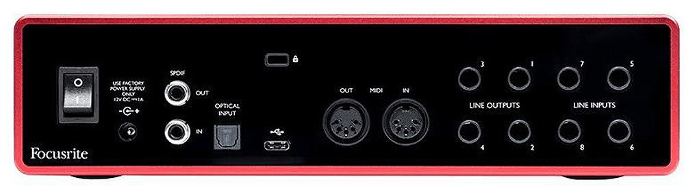 Внешняя USB звуковая карта Focusrite Scarlett 18i8 3Gen