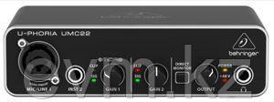Звуковая карта BEHRINGER U-Phoria UMC22