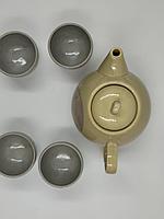 Чайник керамика с 4 чашками3