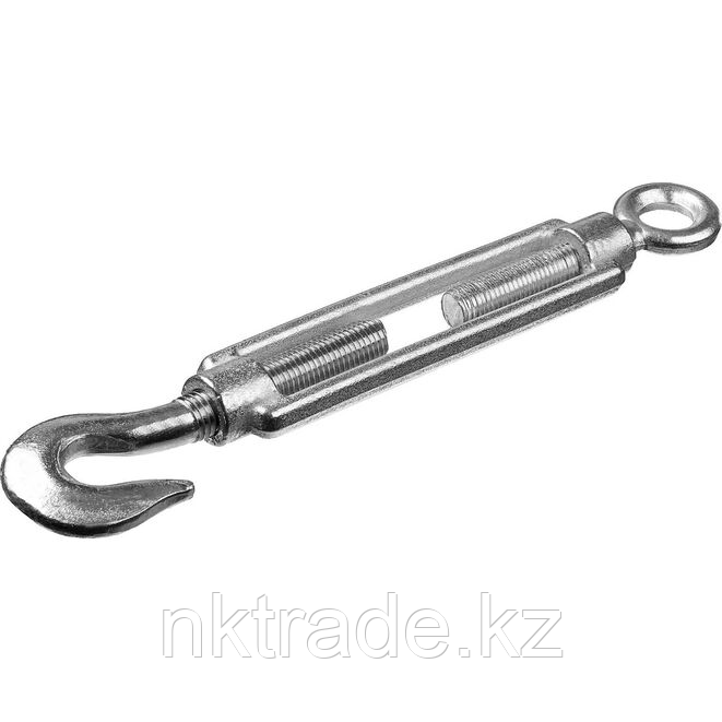 Талреп DIN 1480, крюк-кольцо, М20, 1 шт, оцинкованный, STAYER