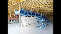 Ленточный транспортёр 10 м х 50 см, двигатель редуктор 4 КВт, толщина ленты 10 мм6