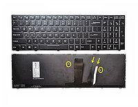 Клавиатуры Hasse Terrans Force T700 T800 SAGER P950 P950HP6 клавиатура c RU/ EN раскладкой c подсветкой RGB