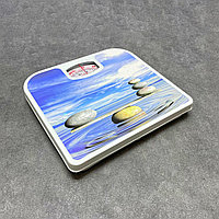 Механические напольные весы до 120 кг Health scale принт камни5