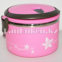 Ланч бокс 1,0 л (Aying combined lunch box) розовый4