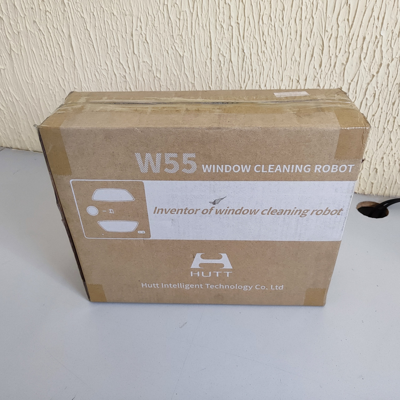Робот-мойщик окон HUTT Window Cleaning Robot W55, 90В, 2800Pa, 650mAh, 6m, White-Grey
