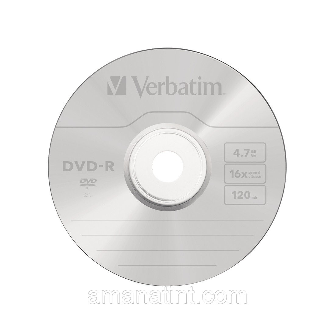 Диск DVD-R Verbatim (43548) 4.7GB 50штук Незаписанный
