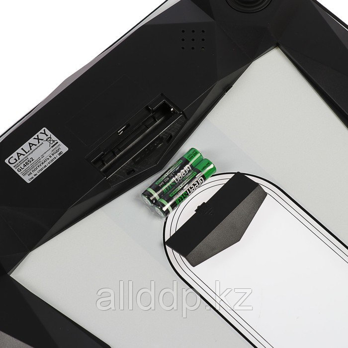 Весы напольные Galaxy GL 4852, диагностические, до 180 кг, 2хААА, стекло, белые